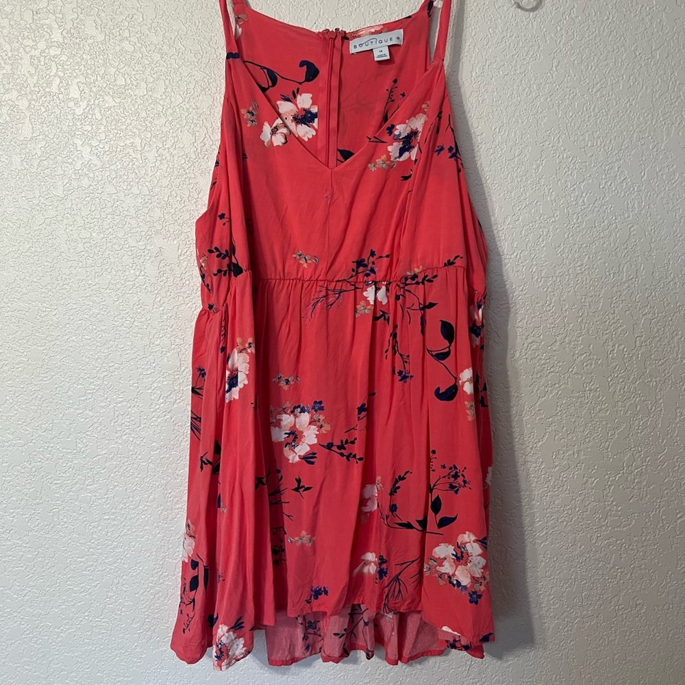 Coral Babydoll Style Top